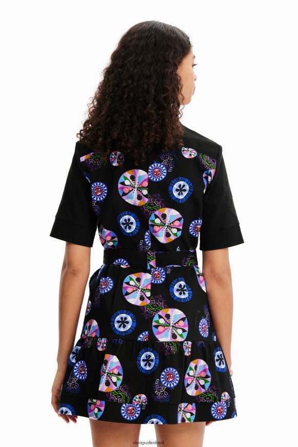 Desigual Women M. Christian Lacroix short ball shirt dress Clothing PFVZ0B53