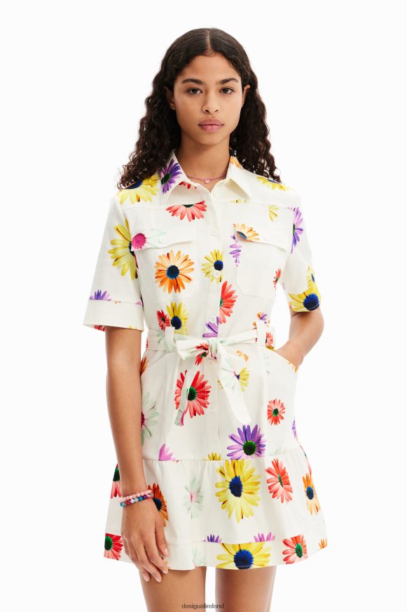 Desigual Women M. Christian Lacroix short floral shirt dress Clothing PFVZ0B120