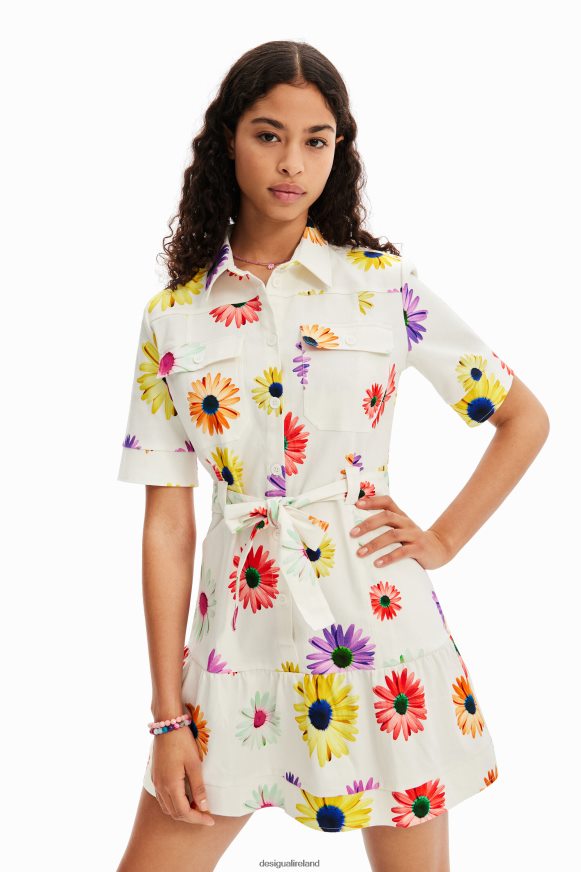Desigual Women M. Christian Lacroix short floral shirt dress Clothing PFVZ0B120