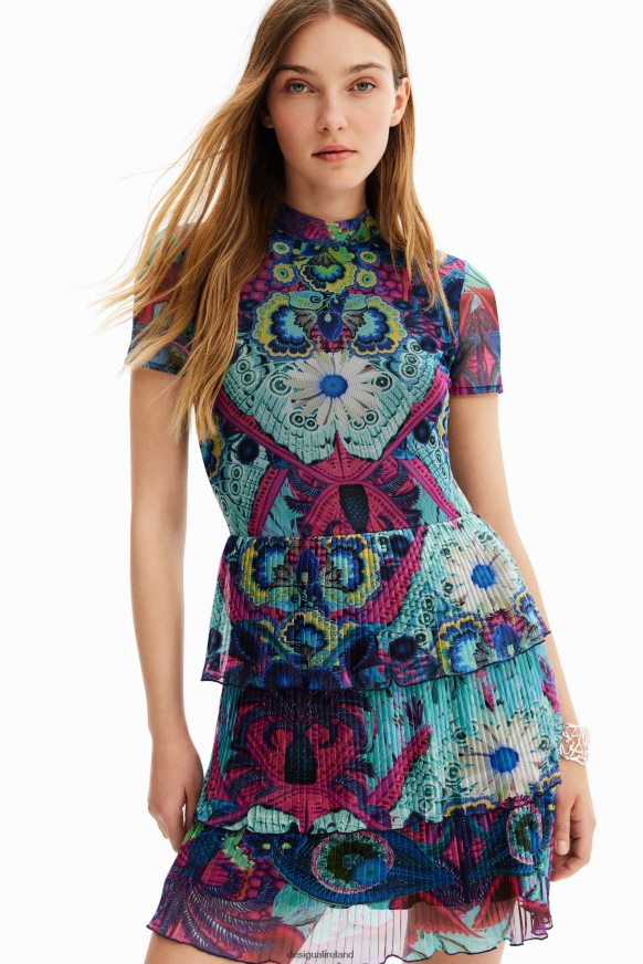 Desigual Women M. Christian Lacroix short layered dress Clothing PFVZ0B6
