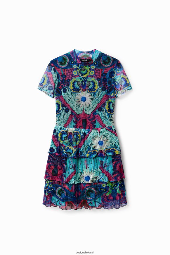 Desigual Women M. Christian Lacroix short layered dress Clothing PFVZ0B6