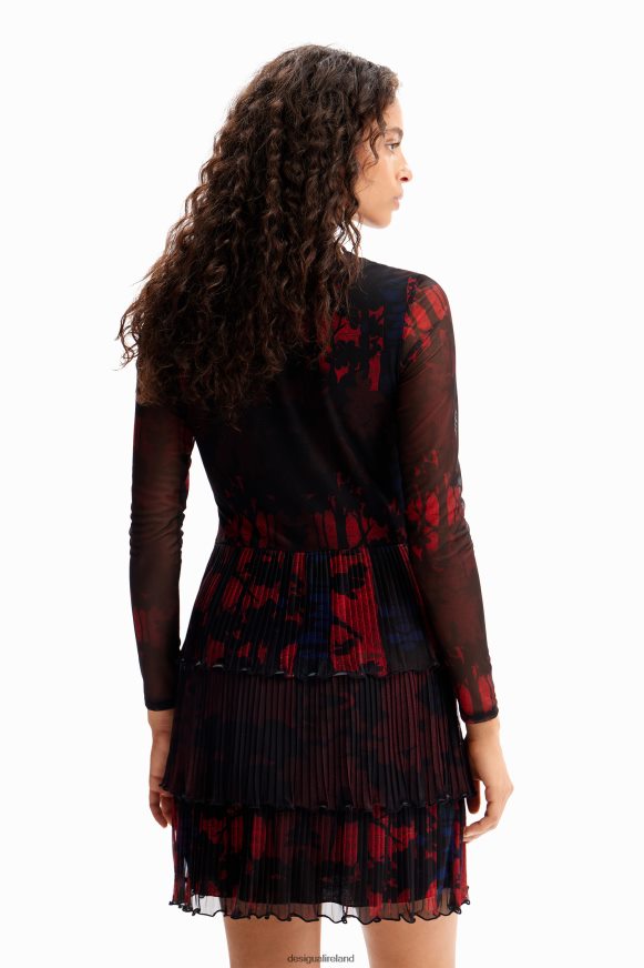 Desigual Women M. Christian Lacroix short pleated dress Clothing PFVZ0B839
