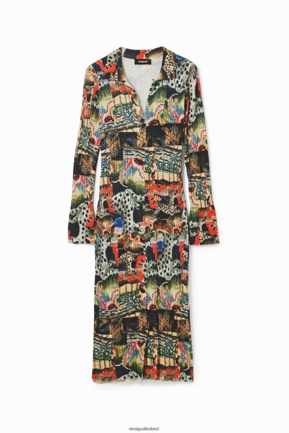 Desigual Women M. Christian Lacroix tapestry midi dress Clothing PFVZ0B272