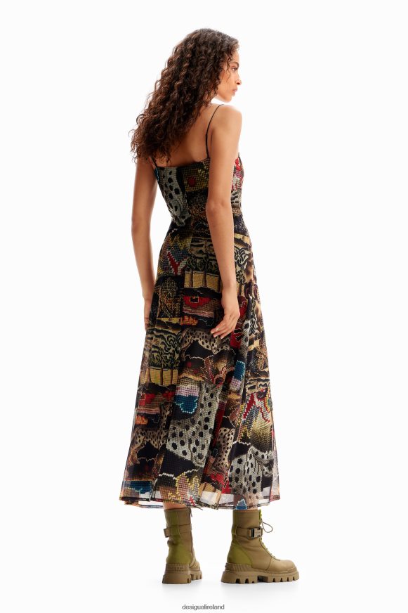 Desigual Women M. Christian Lacroix tapestry midi dress Clothing PFVZ0B91