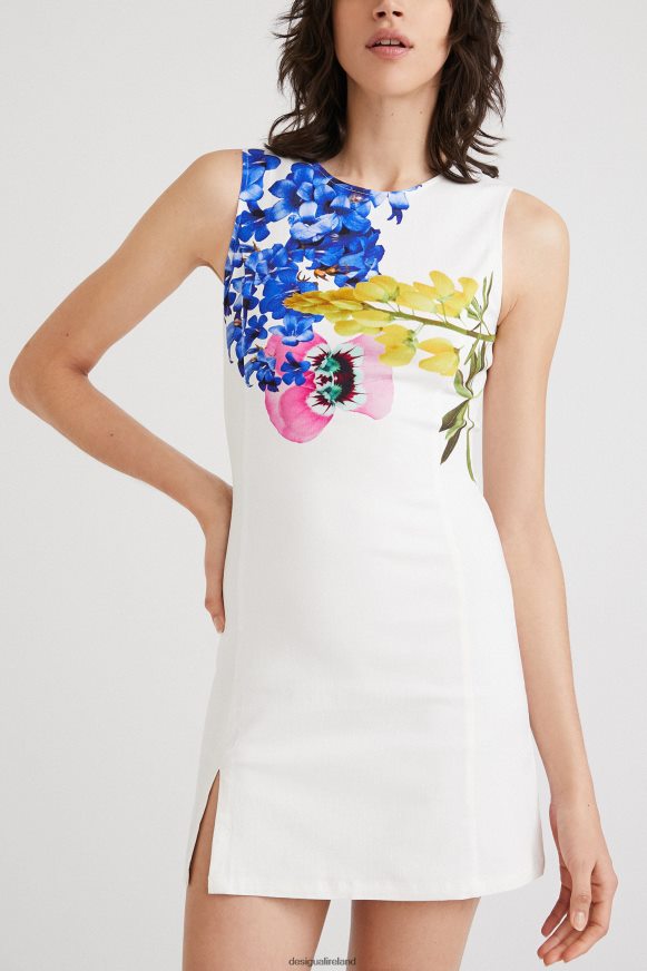 Desigual Women M. Christian Lacroix white dress Clothing PFVZ0B1135