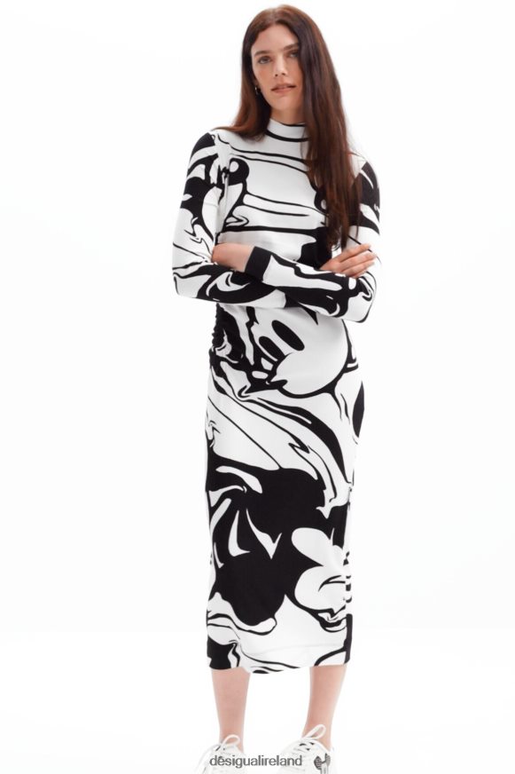 Desigual Women Mickey Mouse midi dress Clothing PFVZ0B984