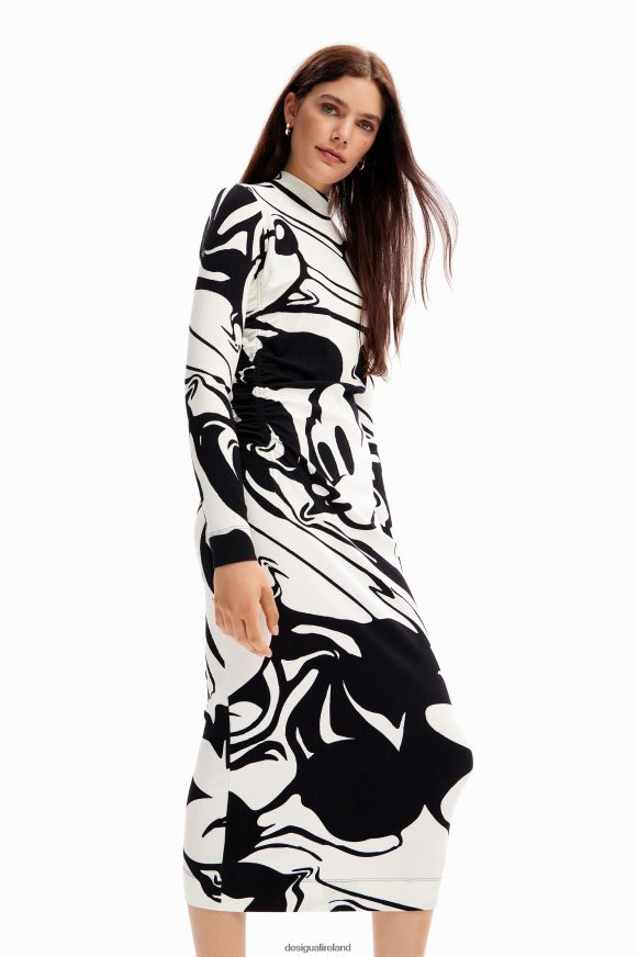 Desigual Women Mickey Mouse midi dress Clothing PFVZ0B984