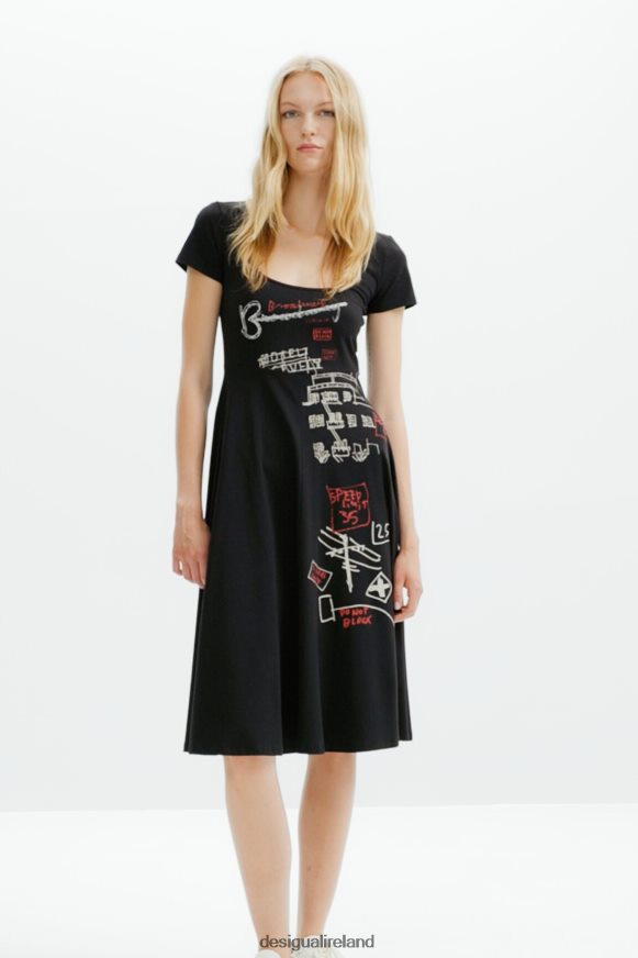 Desigual Women Short arty dress Clothing PFVZ0B178