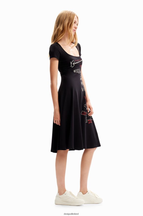 Desigual Women Short arty dress Clothing PFVZ0B178