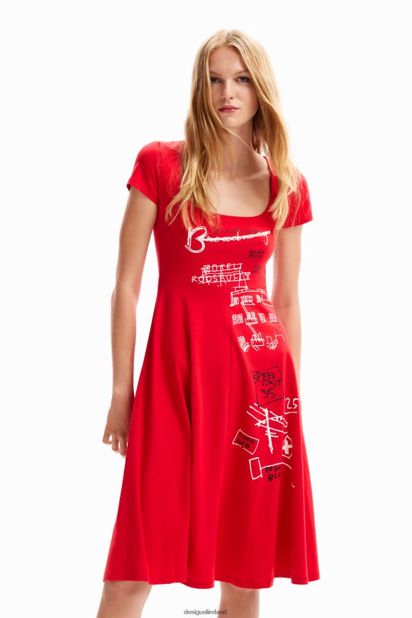Desigual Women Short arty dress Clothing PFVZ0B829