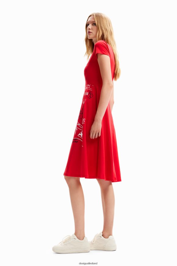 Desigual Women Short arty dress Clothing PFVZ0B829