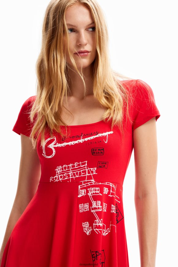 Desigual Women Short arty dress Clothing PFVZ0B829