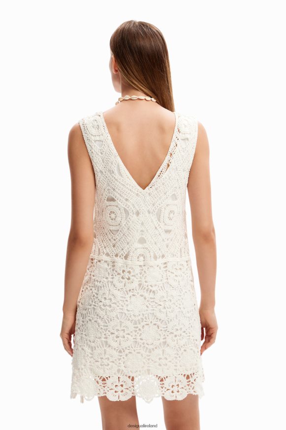Desigual Women Short crochet dress Clothing PFVZ0B51
