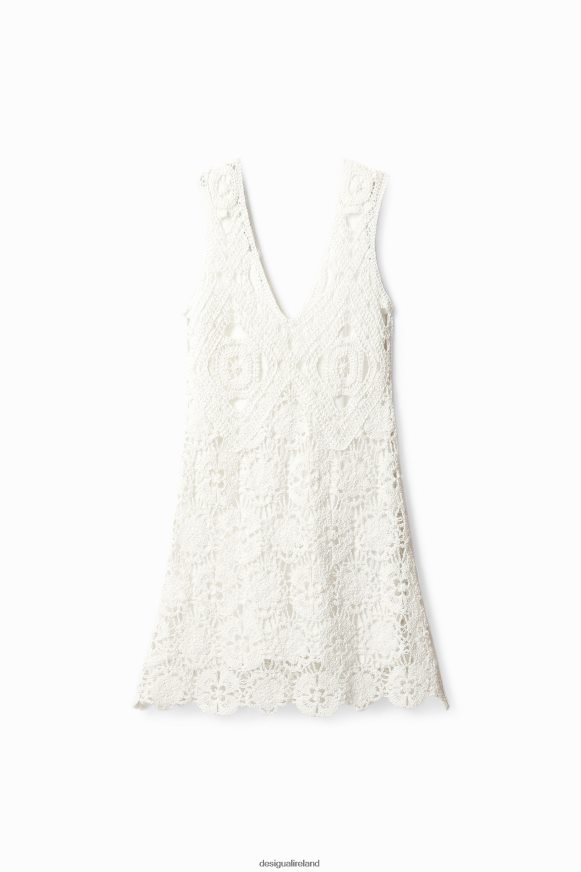 Desigual Women Short crochet dress Clothing PFVZ0B51