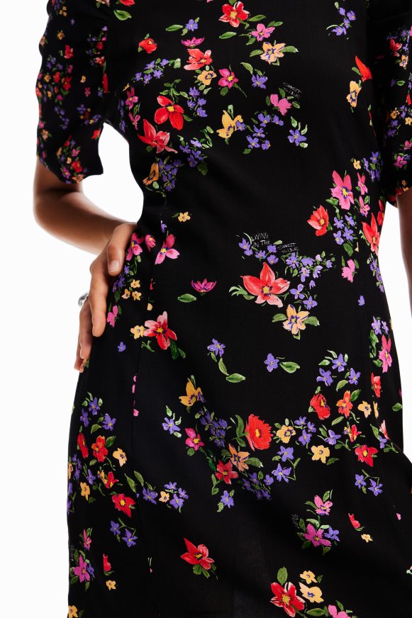 Desigual Women Short floral dress Clothing PFVZ0B254
