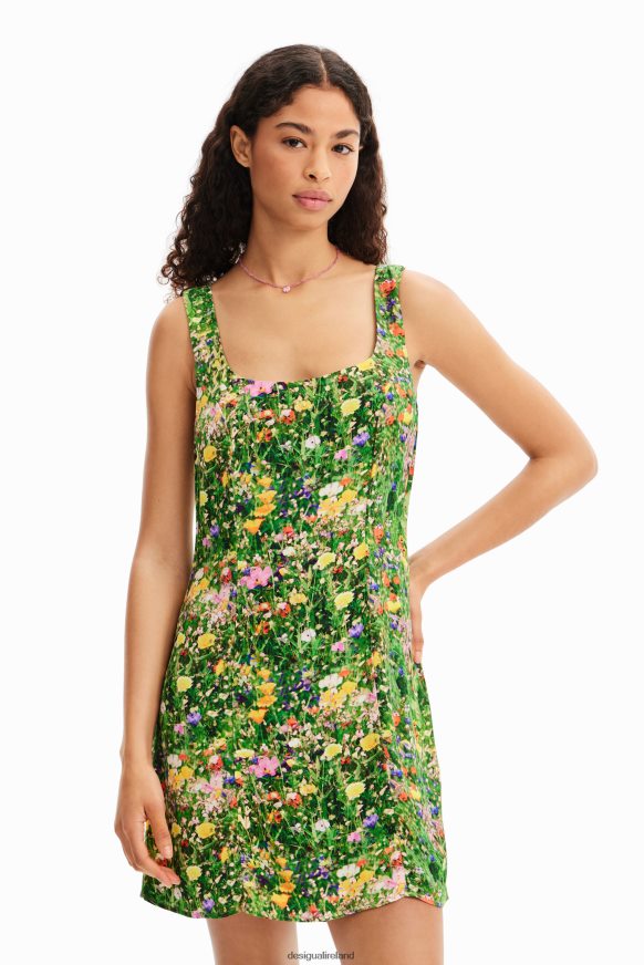 Desigual Women Short floral dress Clothing PFVZ0B381