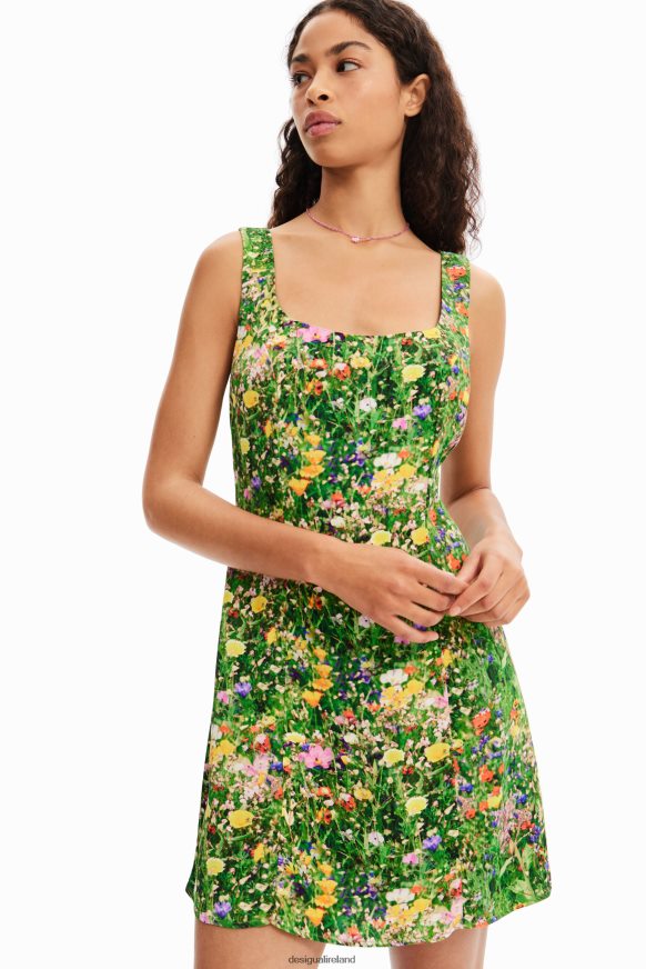 Desigual Women Short floral dress Clothing PFVZ0B381