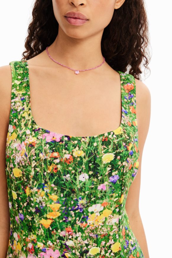 Desigual Women Short floral dress Clothing PFVZ0B381