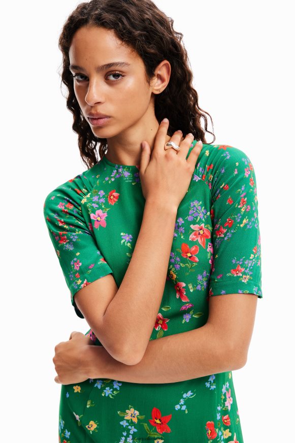 Desigual Women Short floral dress Clothing PFVZ0B92
