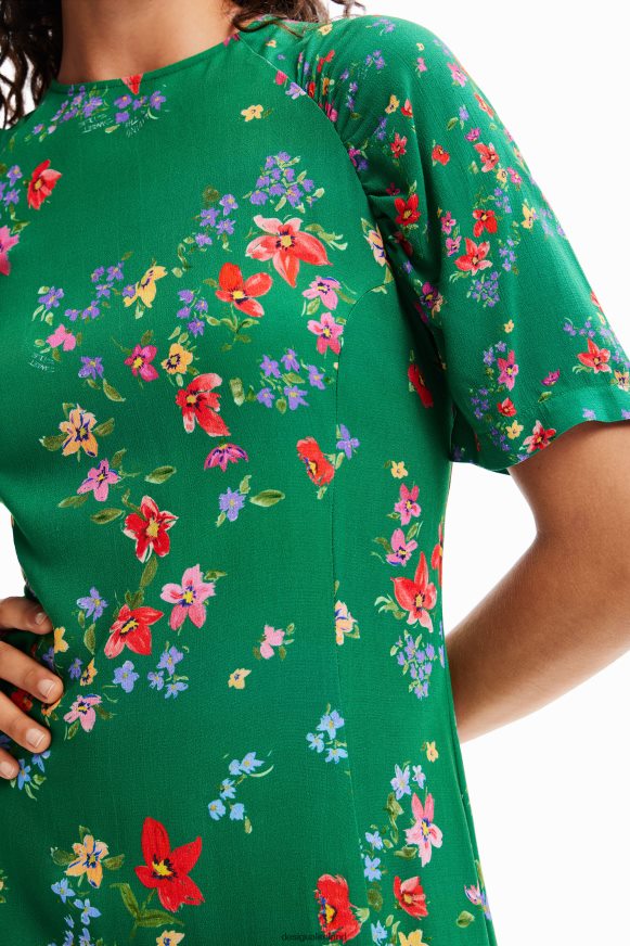 Desigual Women Short floral dress Clothing PFVZ0B92