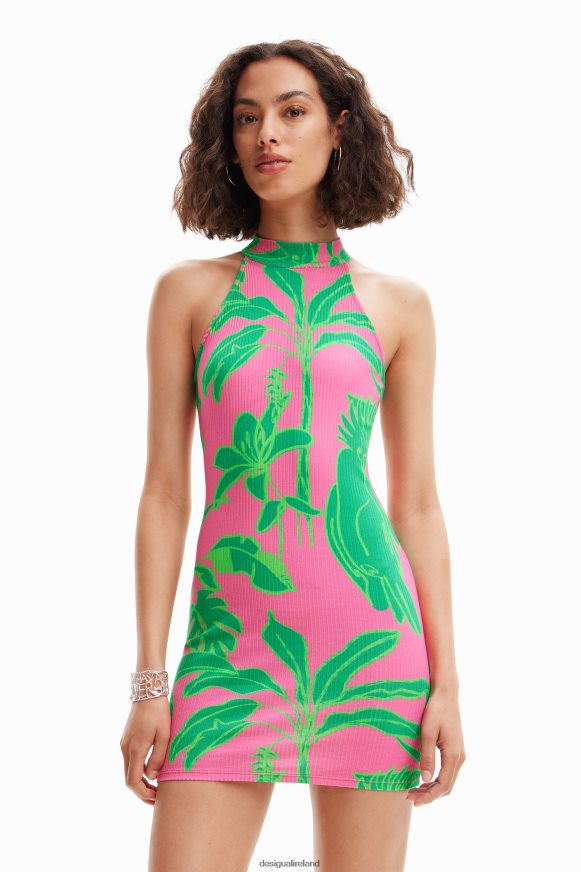 Desigual Women Short halter neck dress Clothing PFVZ0B787