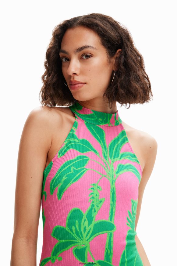 Desigual Women Short halter neck dress Clothing PFVZ0B787
