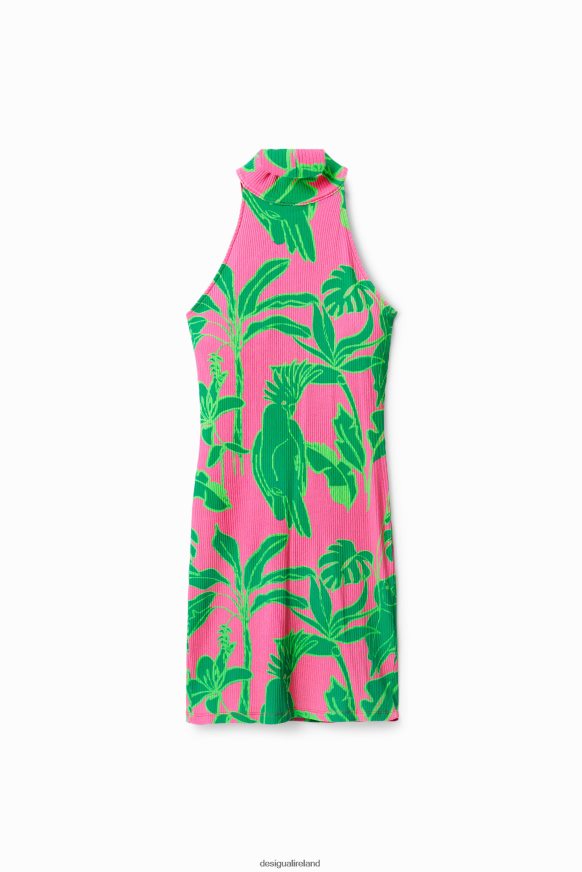 Desigual Women Short halter neck dress Clothing PFVZ0B787