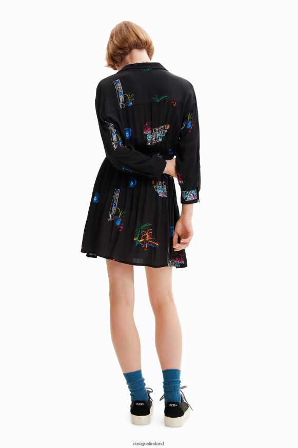 Desigual Women Short illustration shirt dress Clothing PFVZ0B719