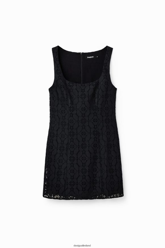 Desigual Women Short lace dress Clothing PFVZ0B508