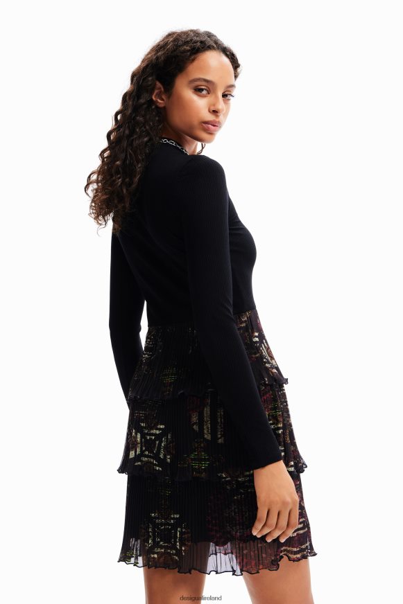 Desigual Women Short pleated dress Clothing PFVZ0B16
