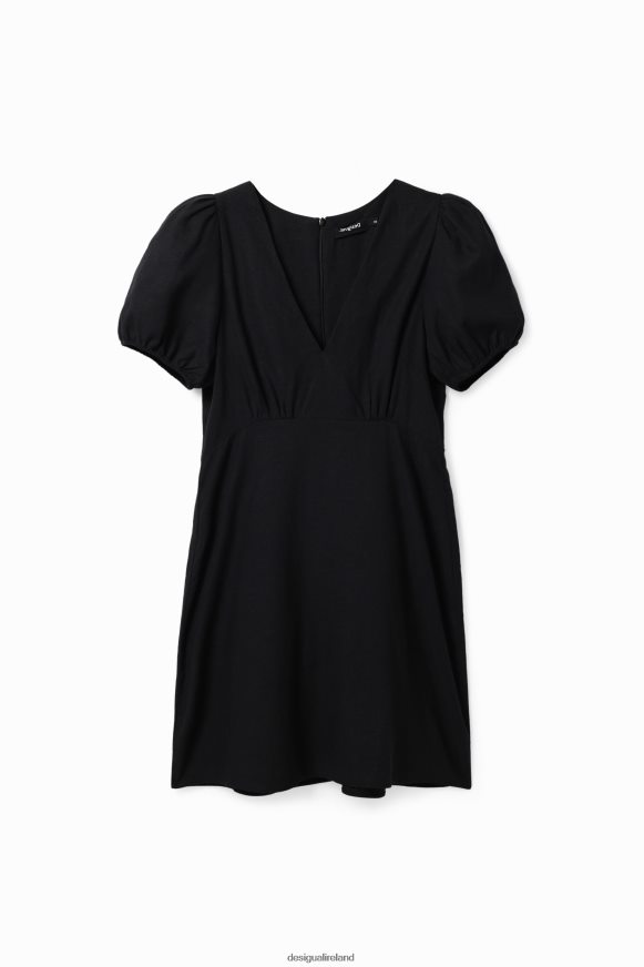 Desigual Women Short puff-sleeve dress Clothing PFVZ0B186