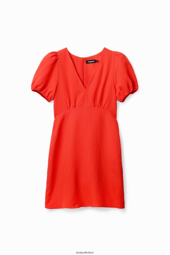 Desigual Women Short puff-sleeve dress Clothing PFVZ0B222
