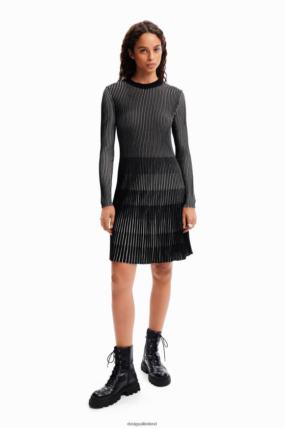 Desigual Women Short ribbed dress Clothing PFVZ0B188