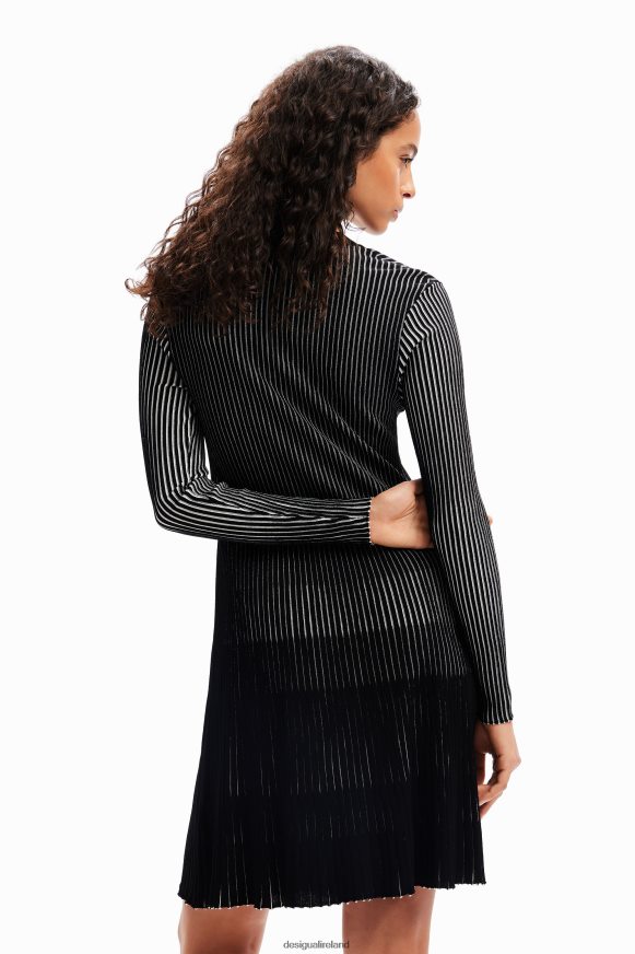 Desigual Women Short ribbed dress Clothing PFVZ0B188