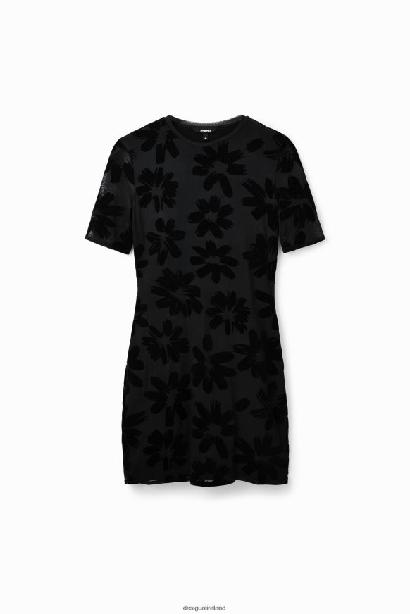 Desigual Women Short slim floral dress Clothing PFVZ0B883