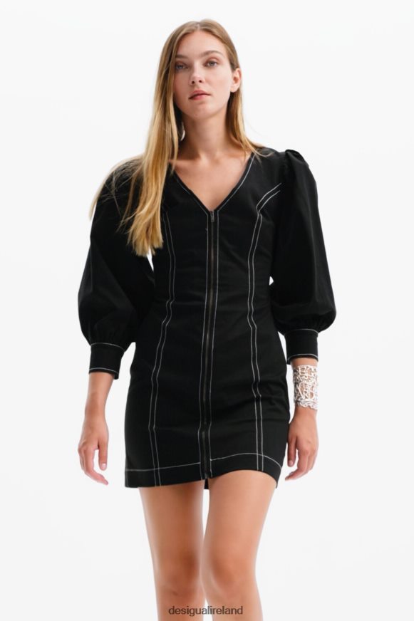 Desigual Women Short slim zip dress Clothing PFVZ0B220
