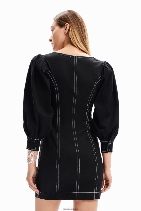 Desigual Women Short slim zip dress Clothing PFVZ0B220