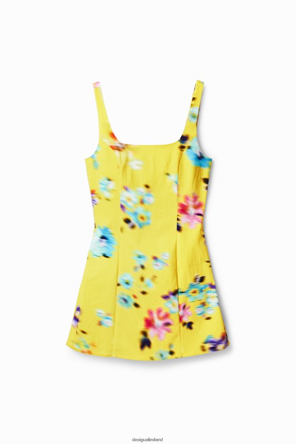 Desigual Women Short strappy blur dress Clothing PFVZ0B348
