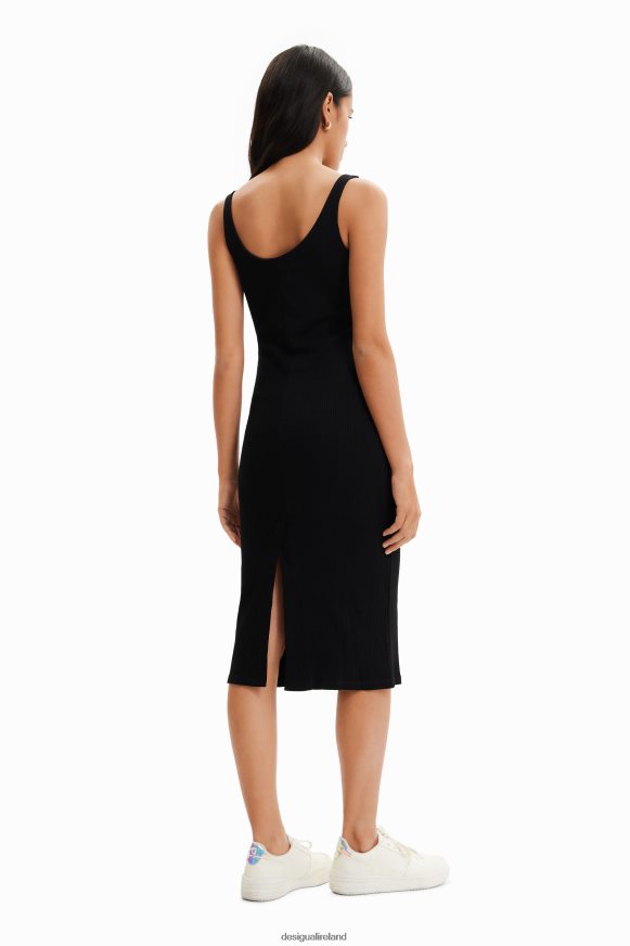 Desigual Women Slim message strappy dress Clothing PFVZ0B299
