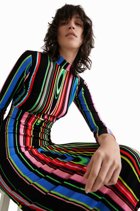 Desigual Women Slim midi dress Clothing PFVZ0B783