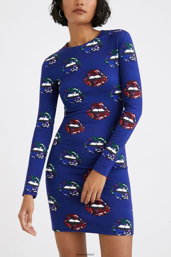Desigual Women Slim short lips dress Clothing PFVZ0B346