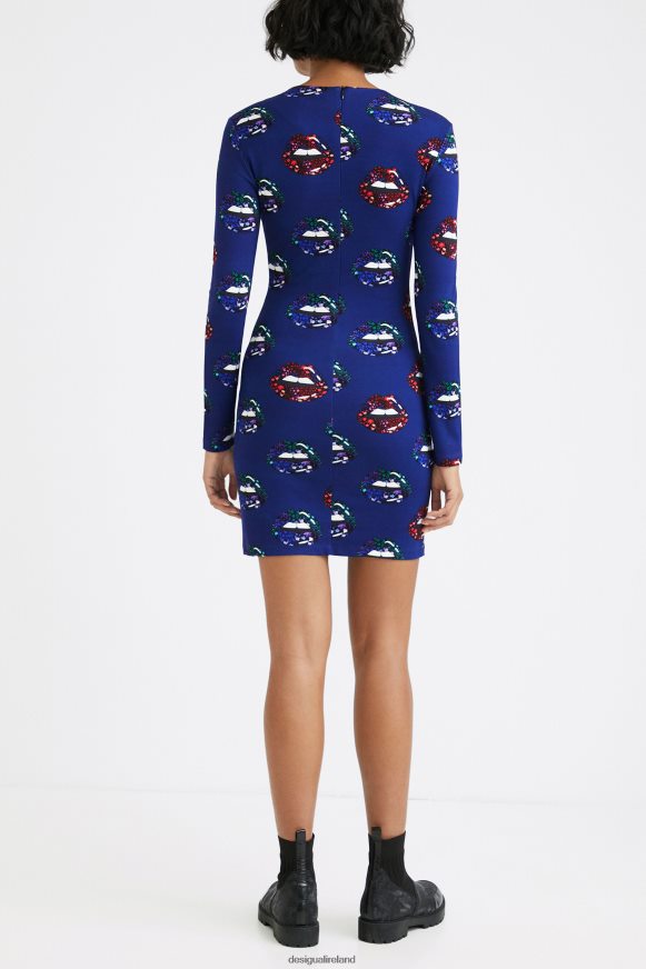 Desigual Women Slim short lips dress Clothing PFVZ0B346
