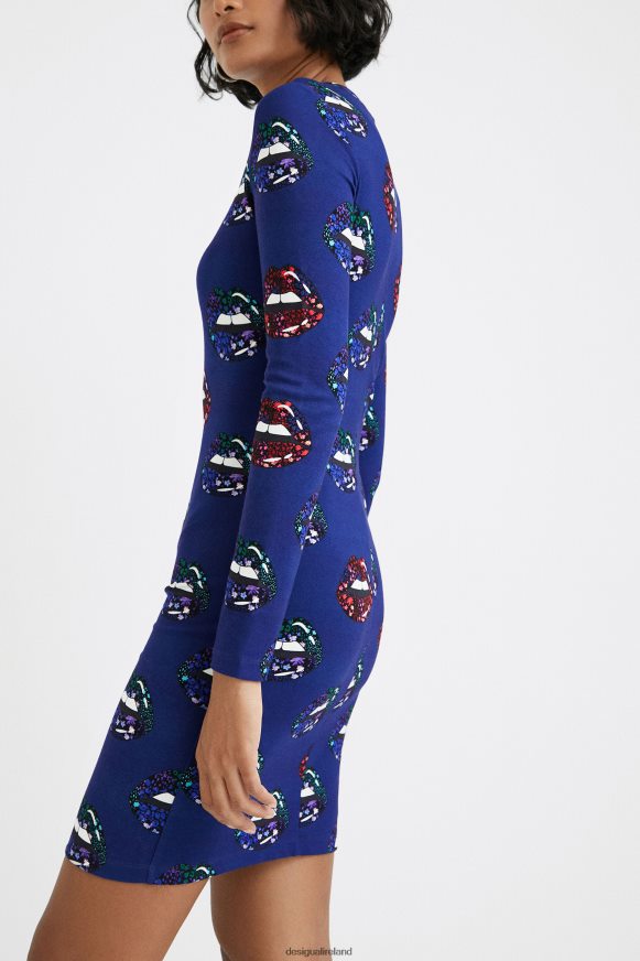 Desigual Women Slim short lips dress Clothing PFVZ0B346