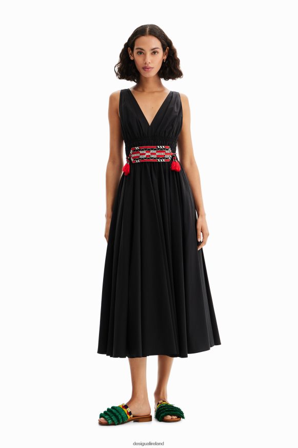 Desigual Women Stella Jean belted midi dress Clothing PFVZ0B126