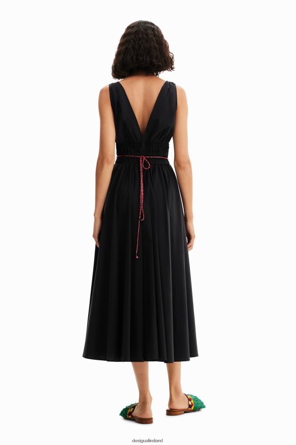 Desigual Women Stella Jean belted midi dress Clothing PFVZ0B126