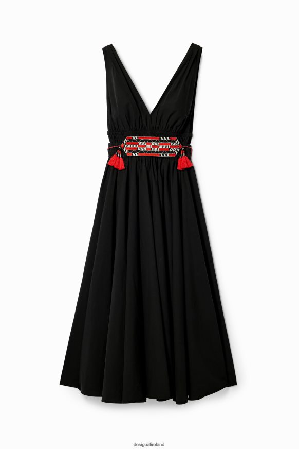 Desigual Women Stella Jean belted midi dress Clothing PFVZ0B126
