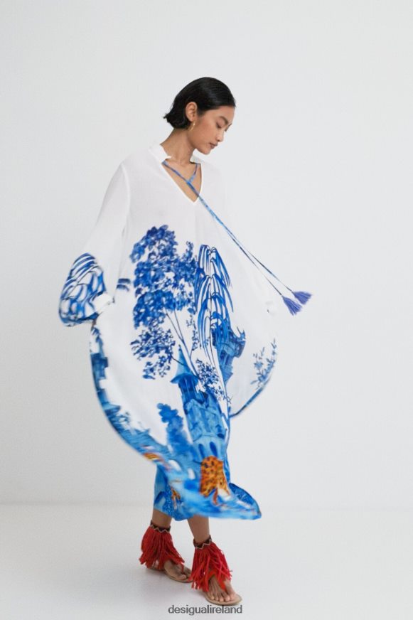 Desigual Women Stella Jean long kaftan Clothing PFVZ0B709