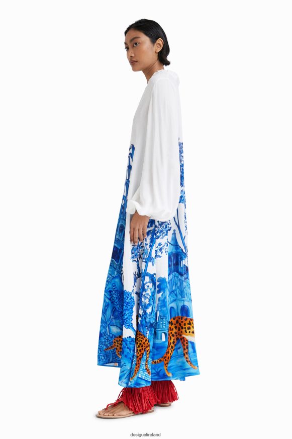 Desigual Women Stella Jean long kaftan Clothing PFVZ0B709