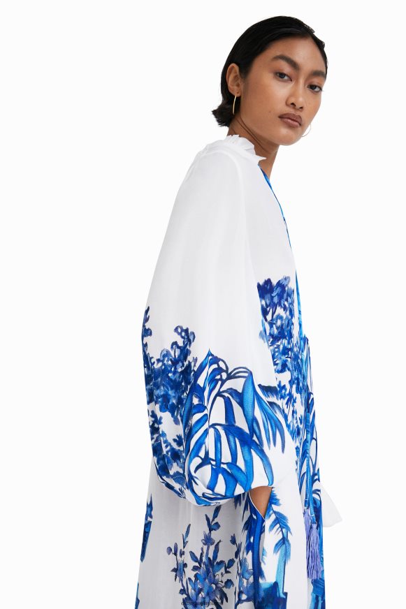 Desigual Women Stella Jean long kaftan Clothing PFVZ0B709