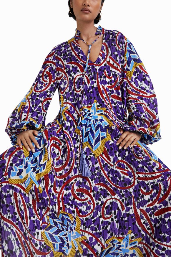 Desigual Women Stella Jean long kaftan Clothing PFVZ0B832